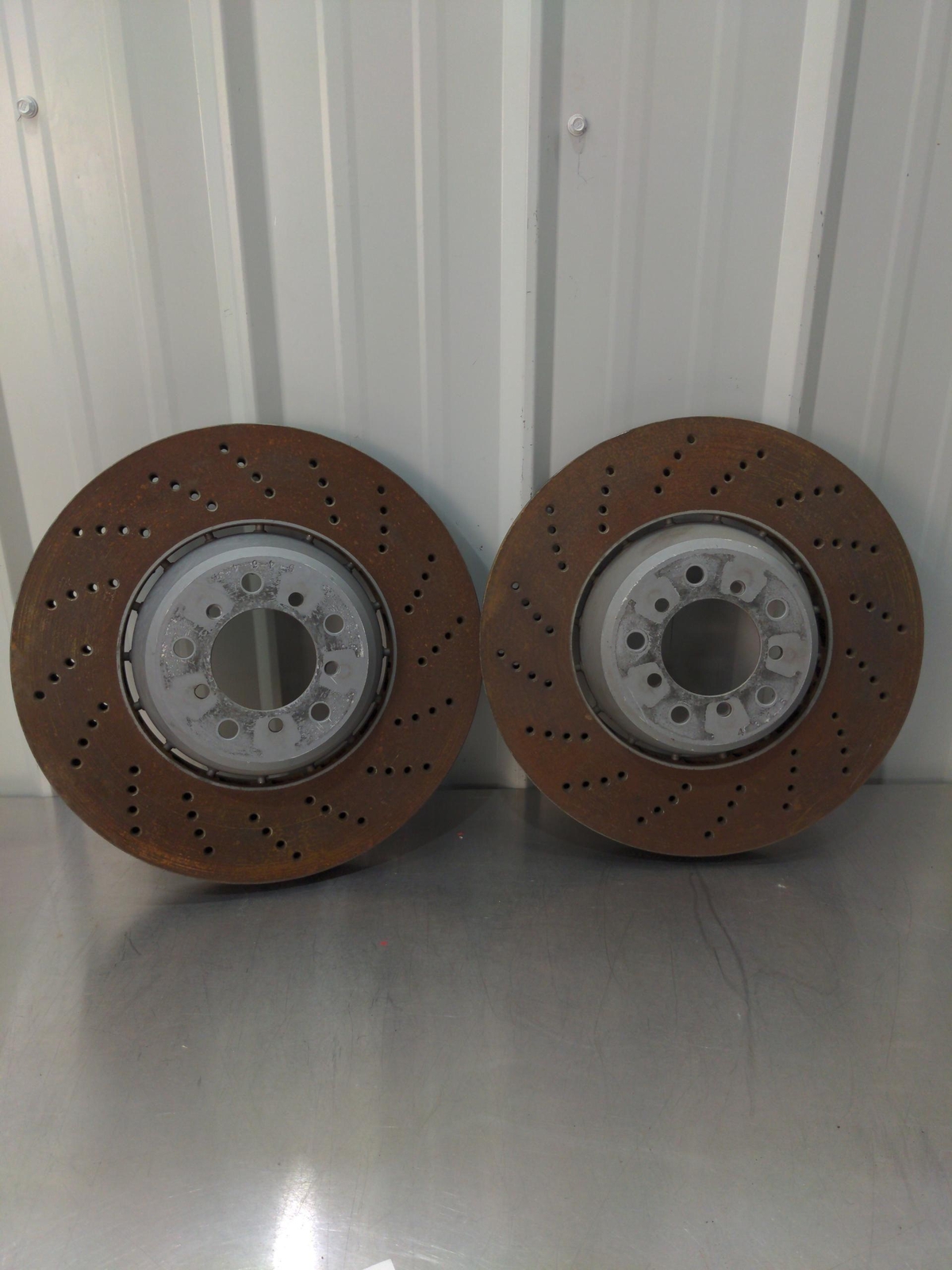 0610 BMW M5 Front Brake Zimmerman Rotor Set Lh Rh Like New LH eBay