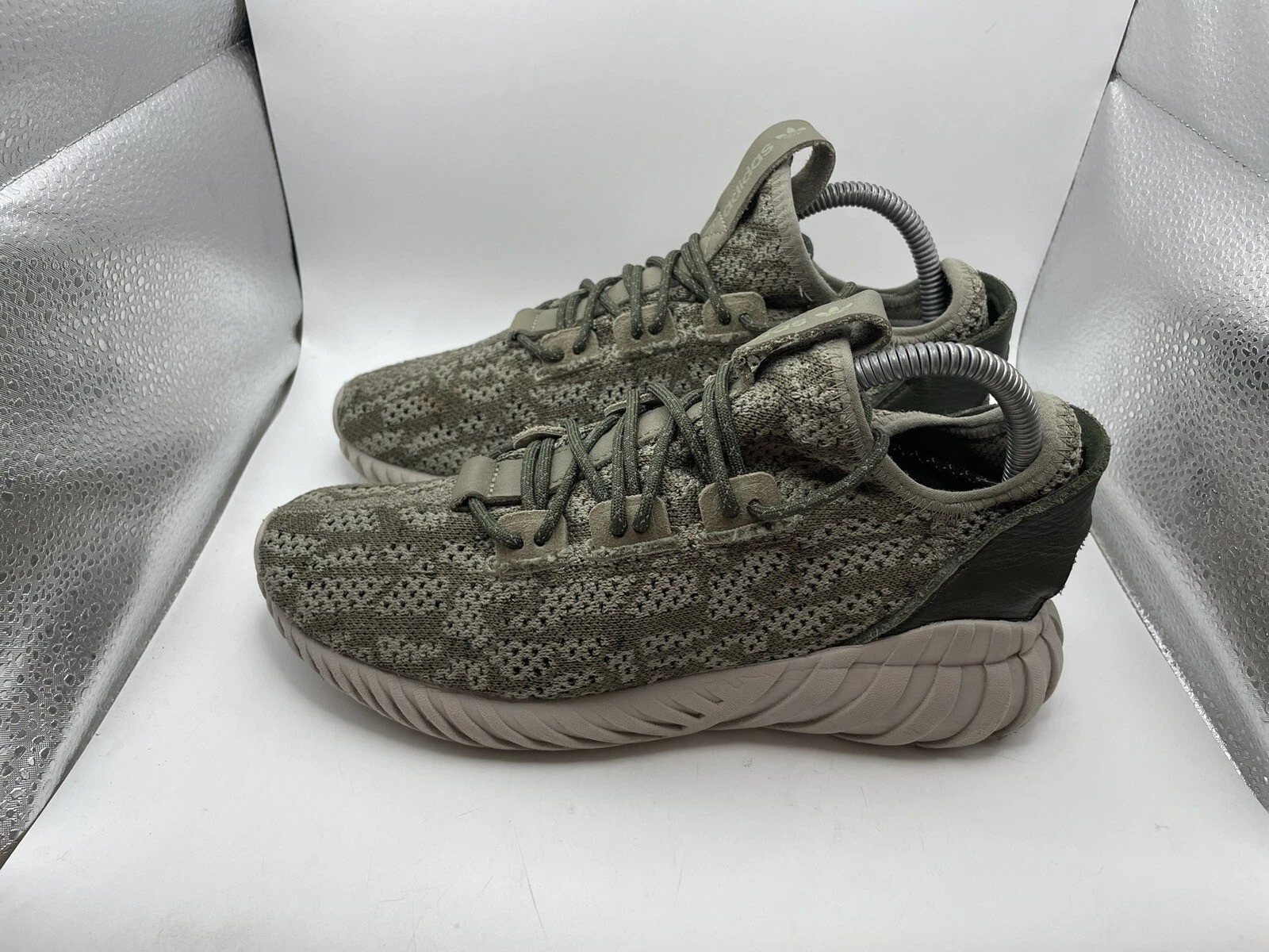 Sneakers Adidas Tubular Doom Sock PK J con lacci verdi AC8009 taglia 6Y donna 7 5