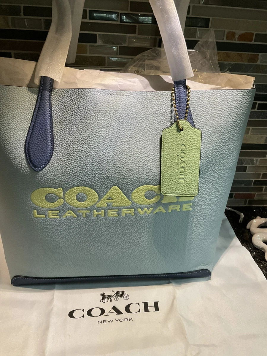 Coach grove signature tote in pebble leather new arrivals