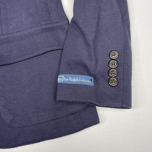 Polo Ralph Lauren Boys Size 12 Navy Suit Blazer Jacket - Picture 5 of 11