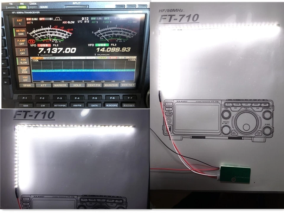 SOSTITUZIONE RETROILLUMINAZIONE LCD ICOM IC-7800 early / IC-7700 (SCHEDA DRIVER INCLUSA) - Immagine 3 di 4