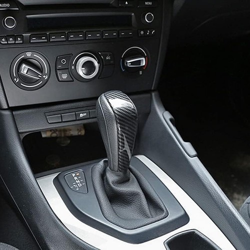 Carbon Fiber Look For BMW 3 Series E90 E93 E91 06-12 Gear Shift Knob Cover Shell - Picture 4 of 10