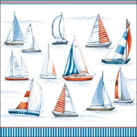 "20 Servietten \"Sailing\" Maritim*Segelschiff Segelboot Meer Segeln Schiff Boot"