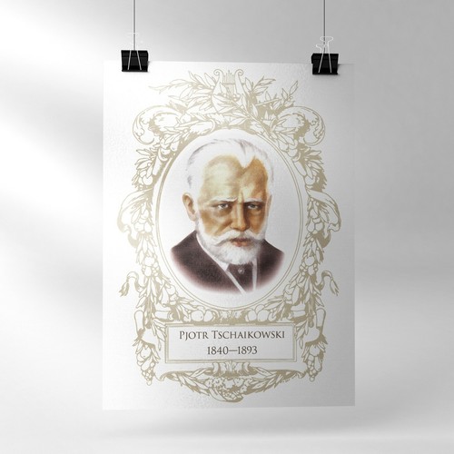 6 Russian Komponist Poster Plakat Art Musik Print Set DIN A3 - Bild 8 von 8