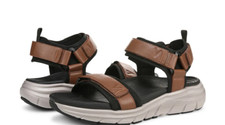 Vionic Walk Max Wanderer Hazelnut 3 Point Strap Sandal Men's US sizes 9-13 NEW