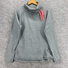 Layer 8 Sweater Pullover Women L Large Gray Knit Turtleneck Long Sleeve Casual