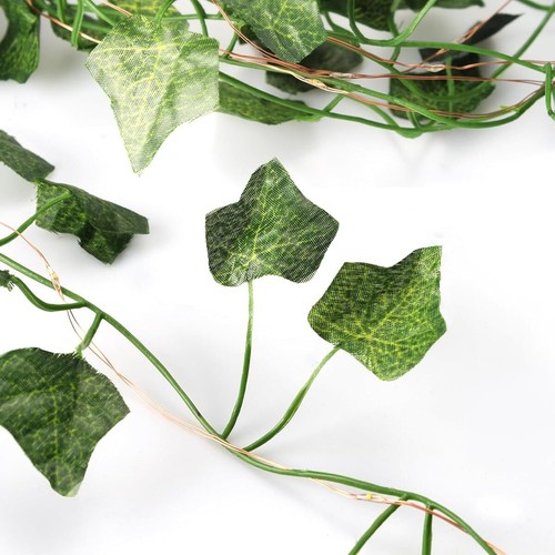 5M 50LED Leaf String Lights,Vine Lights,H HOME-MART Vine Fairy Lights Batteries - Picture 6 of 7