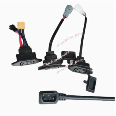 FitFor Super SOCO Battery Accessories Body Charging Plug Battery Socket Cable
