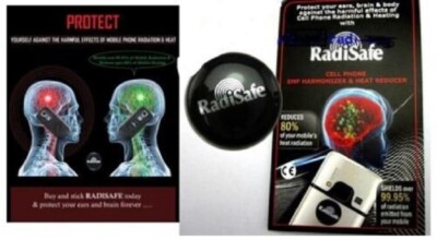 5x Schild Anti-Strahlungs Aufkleber für Handys radiosicher RadiSafe