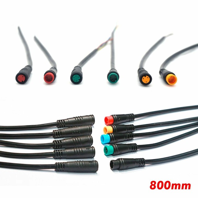 Electrical Ebike Extension Cable Connector For Ebike Light Throttle