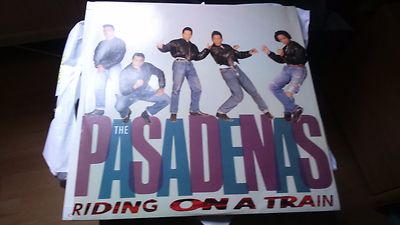 The Pasadenas Riding On a Train  12'' Vinyl P/S Single