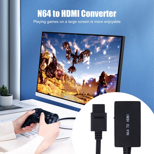 N64 To HDMI Adapter Converter + HD Cable For Nintendo 64 Gamecube Super NES SNES - Picture 4 of 12
