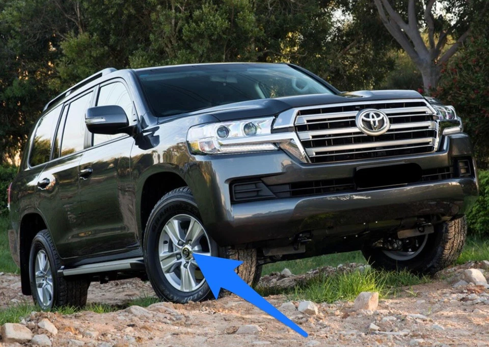 15-21 TOYOTA LAND CRUISER 18" PULGADAS ALEACIÓN TAPA CENTRAL FABRICANTE ORIGINAL NUEVO Foto 4 de 4