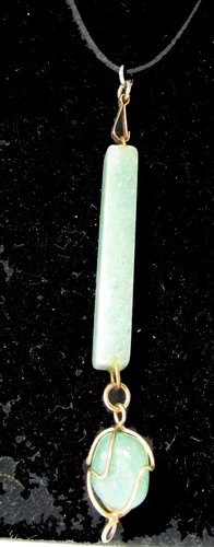 colgante de jaspe verde - Imagen 3 de 5