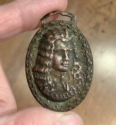La Salle Extension University Chicago Antique Fob Medal