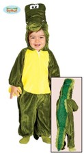COSTUME COCCODRILLO CARNEVALE VESTITO GUIRCA NEONATO ANIMALE UNISEX NEW