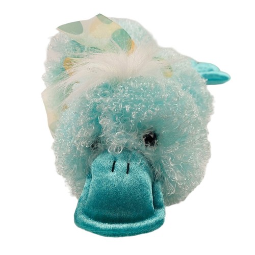 Chosun Duck Platypus Plush 14" Long Laying Mint Green Bill Floral Bow Stuffed - Picture 2 of 15