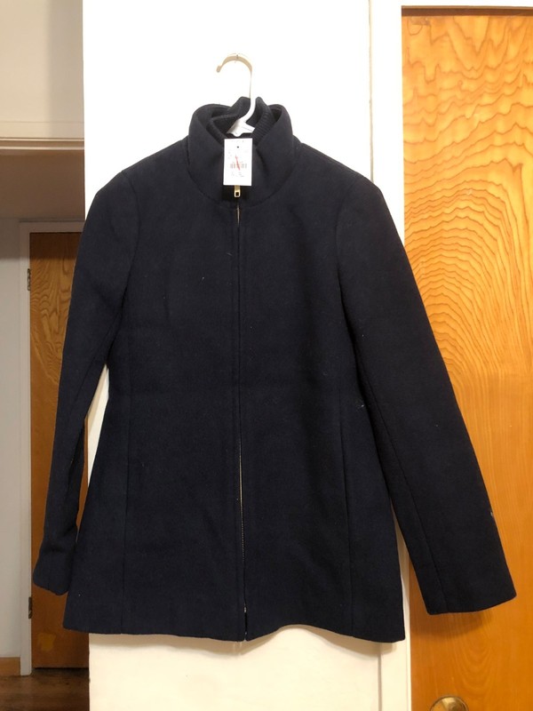 NWT J.Crew Winter Wool Blend Jacket Coat-Size 00 $238