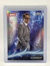 Marvel Phase 1 - 2025 Topps Marvel Studios Chrome - Justin Hammer - Refractor #6