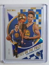 2020-21 Recon Stephen Curry Eyes on the Prize Blue /99 NBA