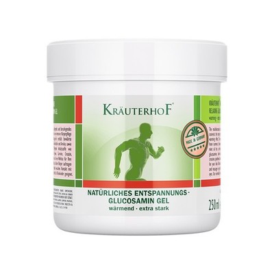 Kräuterhof natürliches Entspannungs Glucosamin Gel wärmend - extra stark 250ml