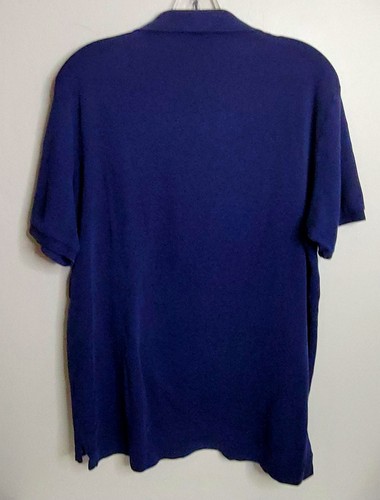Polo Ralph Lauren Shirt Soft Cotton Navy Blue Short Sleeve Men Sz M White Pony - Picture 4 of 11