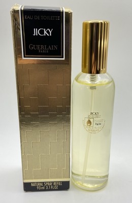 GUERLAIN JICKY EDT NATURAL SPRAY REFILL  3.1 OZ / 93 ML FOR WOMEN VINTAGE