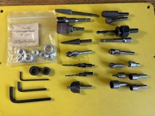 31 PC. MISC. DRILL/ROUTER ACCESSORIES NEW/USE...