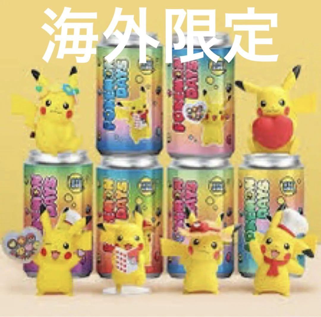 【韓国】Pokemon days ピカチュウ フィギュア　缶　セット　ポケモン Pokemon Korean Pokemon Days Pikachu Figure Can Set Limited