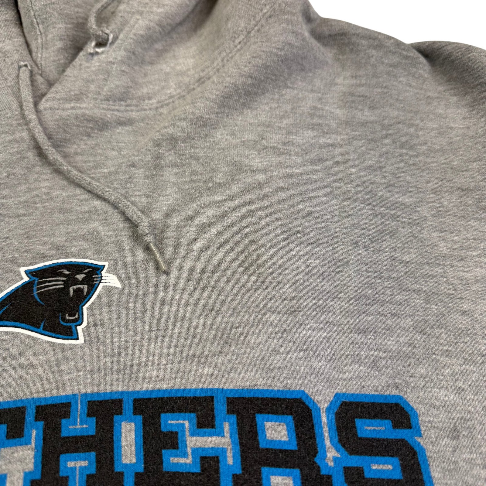 Reebok Panthers Hoodie Mens XXXL Y2K NFL American Football Sweatshirt Grey image 10