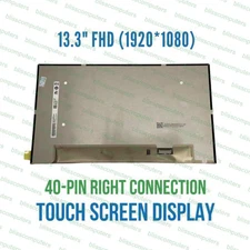 13.3" R133NWF4 R4 FHD 1920X1080 LED LCD Touch Screen Display Panel 40 Pin