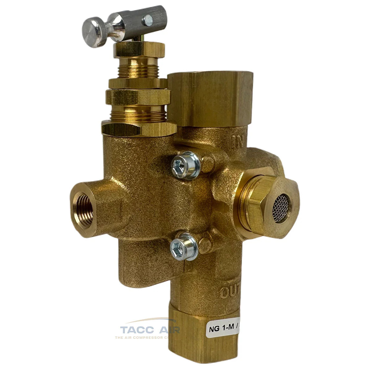 1/2" Inlet/Outlet Air Compressor Pilot Unloader Check Valve Combo 140 - 175 PSI