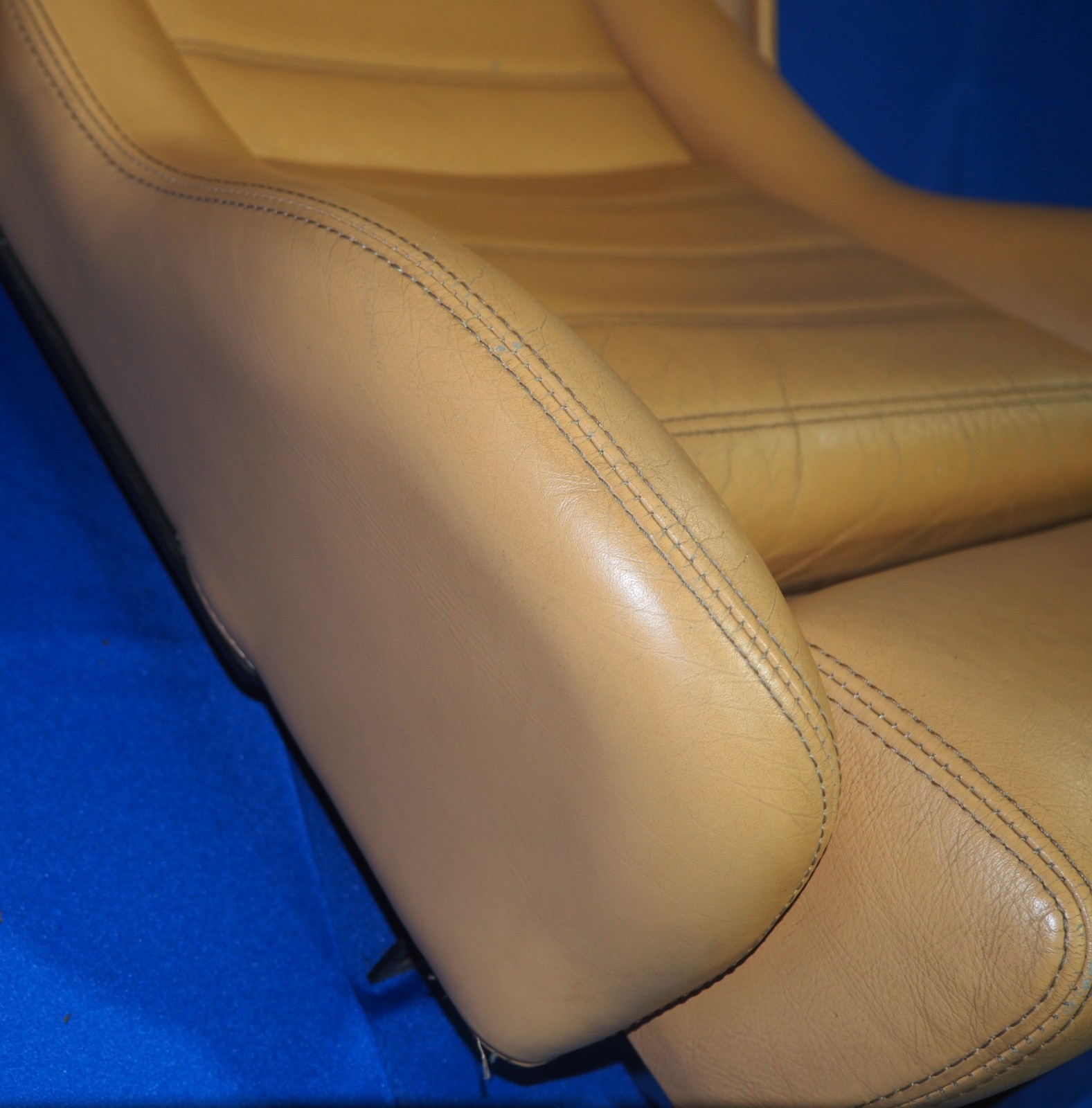 1995-1999 Ferrari F355 Right Passenger Seat Beige Good Condition OEM Complete