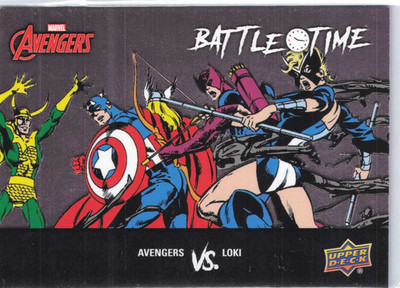 Battle Time 2024 Upper Deck Marvel Avengers Trading Card #7 Copper Loki