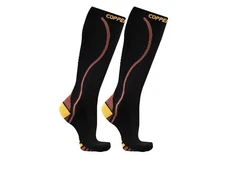 Copper Joint Copper Long Compression Socks Women & Men Copper Infused Nylon L-XL