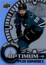 2016-17 Upper Deck Overtime Optimum Performance #OP9 Brent Burns - HKY