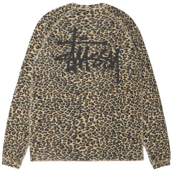 Stussy Basic Thermal Leopard 100%Authentic 1140356 | eBay