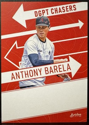 Anthony Barela 2026 Brixton DGPT Chasers #01 Trading Card Disc Golf