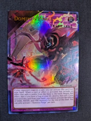 Dominus Purge(Extended Art) RA5-EN150 1st Edition Ultra Rare Near Mint