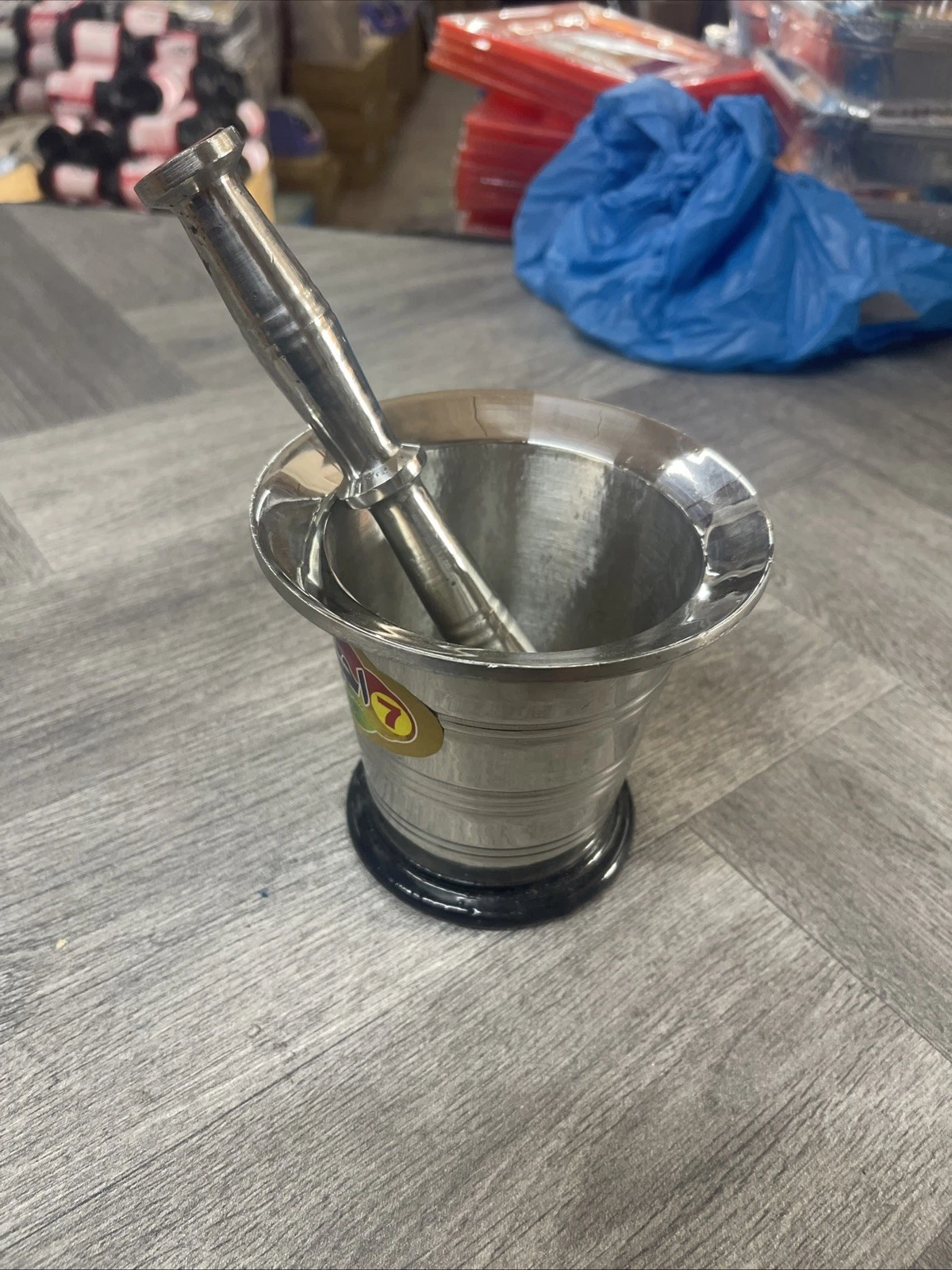 Steel Pestle & Mortar | Sold Hawan Dasta | Spices, Dry Fruite, Coffee Grinder