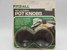 NIP FITZ-ALL REPLACEMENT POT PAN COOKWARE KNOBS 2 IN PACKAGE HEAT RESISTANT