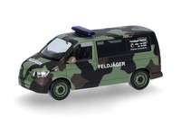 "Herpa 700917 Vw T 6.1 Bus \"FeldjäGer\" Flecktarn 1:87 Spur H0 Neu"