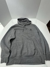 John Deere Men's Gray Long Sleeve Hoodie Size Medium