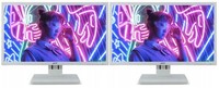 Dual 24 Monitor Bundle - 1080p Full HD HDMI VGA DVI USB-C - Twin screen setup