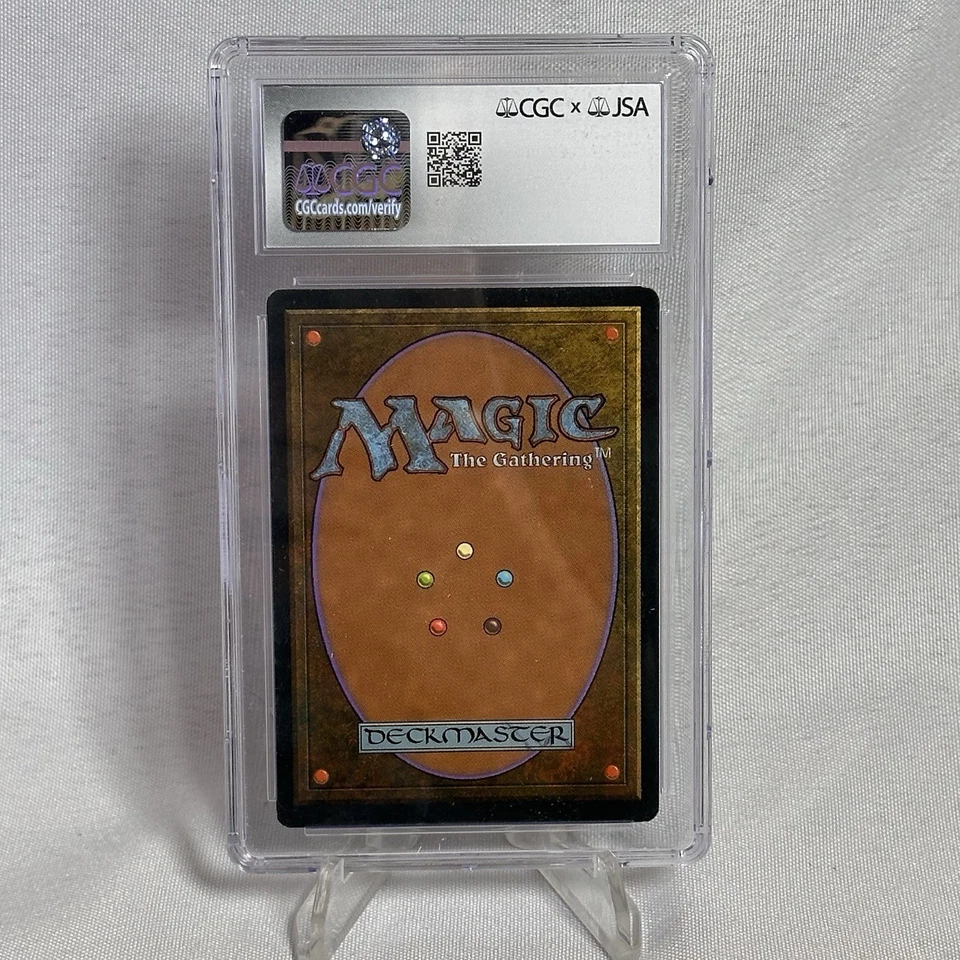 CGC x JSA 5.5 - 1996 MAGIC THE GATHERING MIRAGE MARO MARK ROSEWATER INSCRIBED - Image 4 of 4