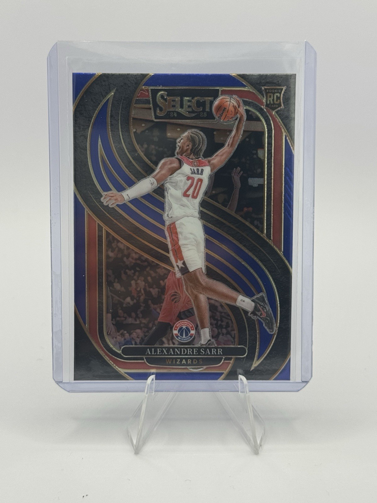 2024-25 Select Alexandre Sarr Premier Blue Retail Rookie RC #185 Wizards