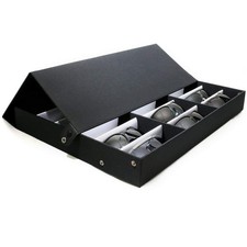 18 pcs Sunglasses Organizer Eyewear Display Storage Case Tray --