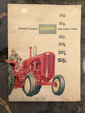 Rare Original Vintage Massey Harris 33 Tractor, Colt, Mustang Tractor Booklet