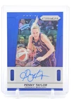 PENNY TAYLOR 2025-26 PANINI PRIZM WNBA THROWBACK BLUE AUTO /75 MERCURY Q5908