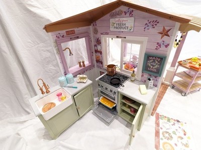 American Girl Doll Blaire's Family Farm Restaurant W/ Food